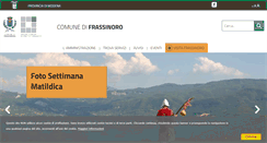 Desktop Screenshot of comune.frassinoro.mo.it