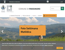 Tablet Screenshot of comune.frassinoro.mo.it